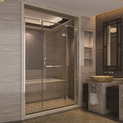 2024 Frame Satinless Steal Mirror Design Screen Shower Door Enclosure