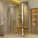 Size Customize Stainless Steal Square Shower Door Enclosure