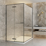 Industrial Style Matt Grey Design Shower Door Enclosure