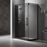 Industrial Style Fashion Model Grey Handle Design Shower Door Enclosure