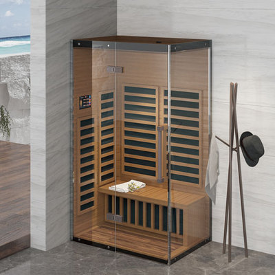 Tempered Glass Smart Home Control Infrared Sauna Waterless Room